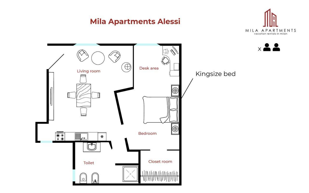 מילאנו Mila Apartments Alessi מראה חיצוני תמונה